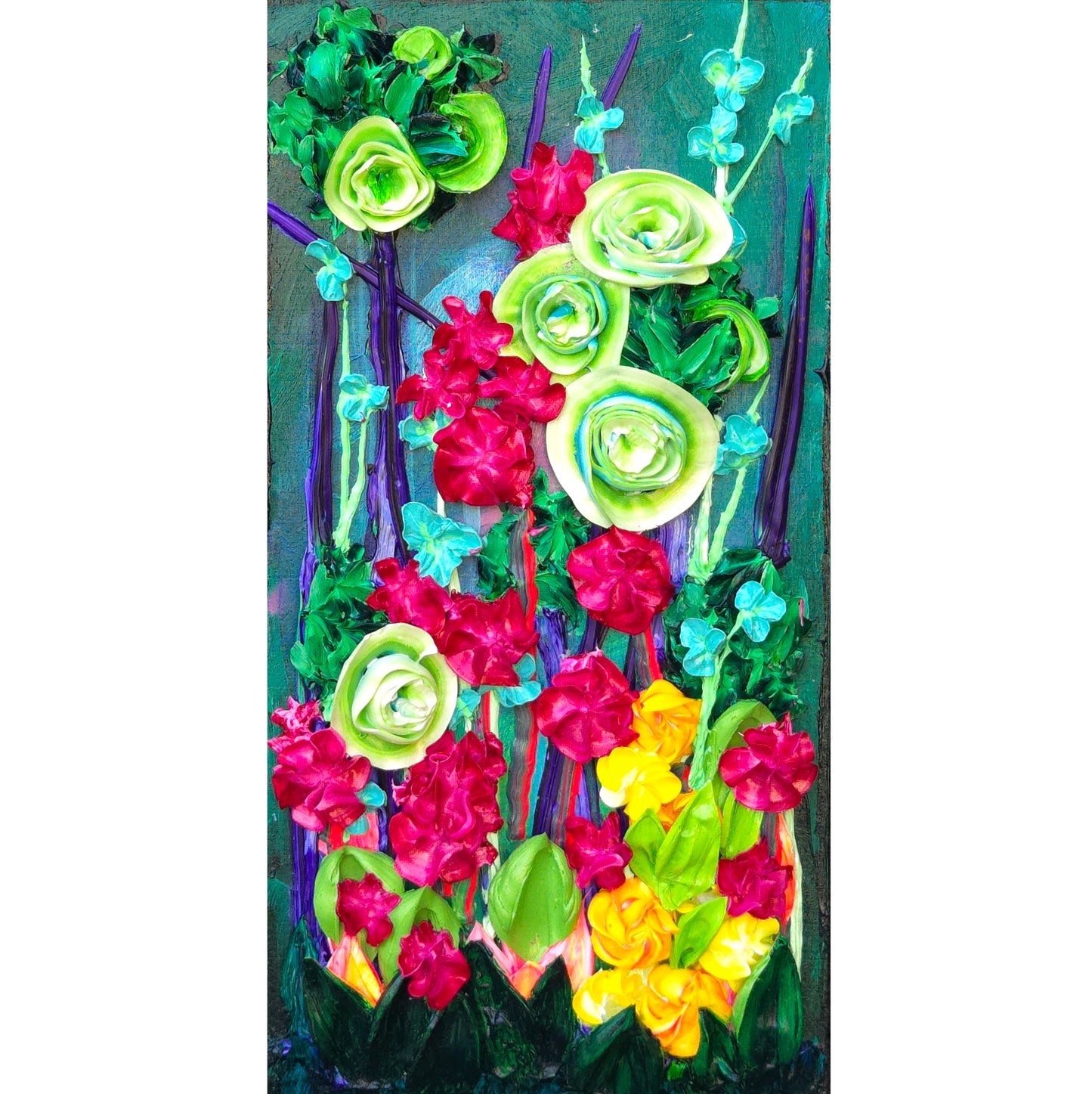 6x12" , acrylic on cradled wood panel