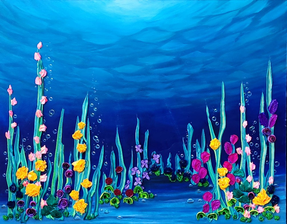Under the sea 22x28"