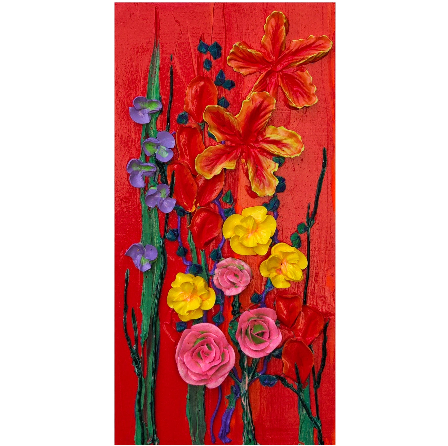 6x12" , acrylic on cradled wood panel