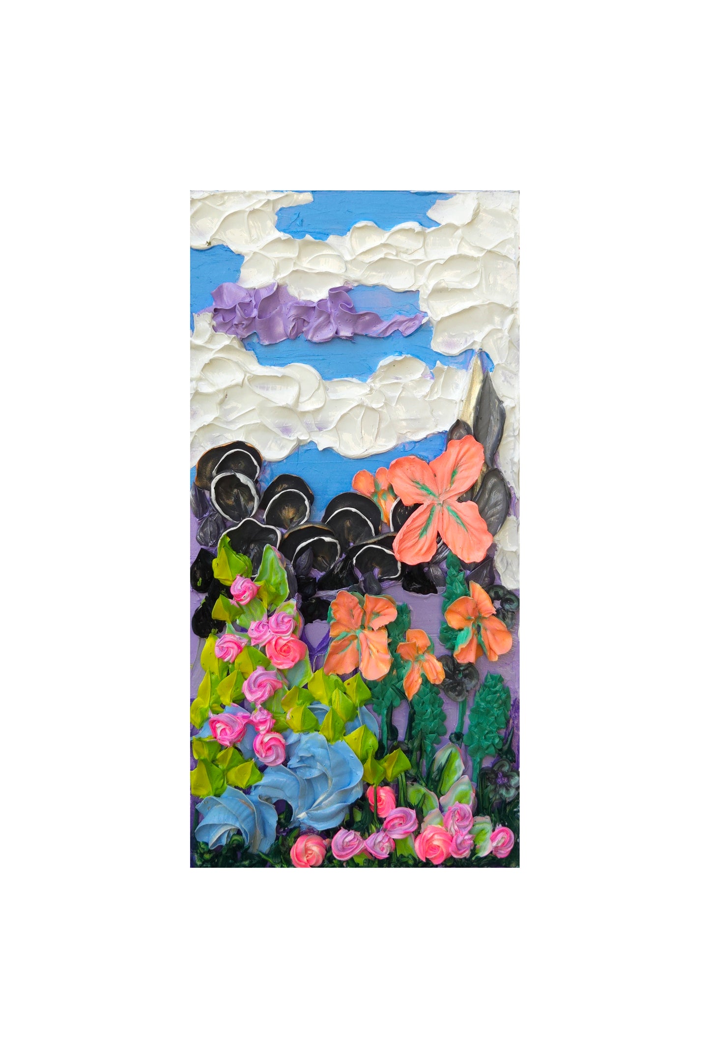 6x12" , acrylic on cradled wood panel